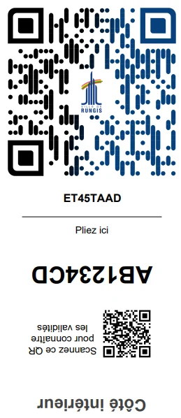 Badge QR — Rungis